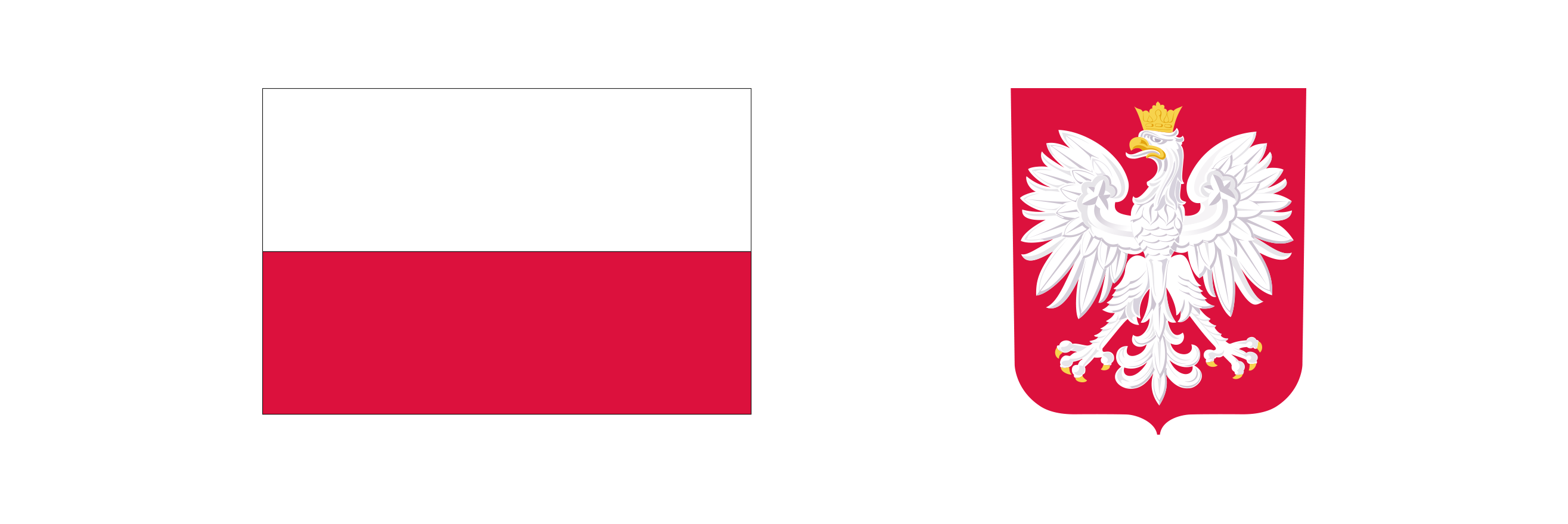 Flaga i Godło Rzeczypospolitej Polskiej